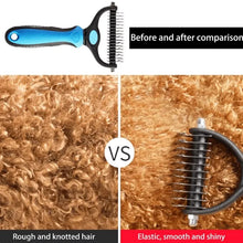 Load image into Gallery viewer, Professional Double-Sided Pet Grooming Brush
